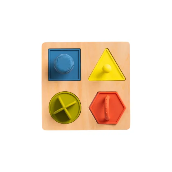 Dieťatko sa naučí farby, tvary a rozvíja jemnú motoriku.