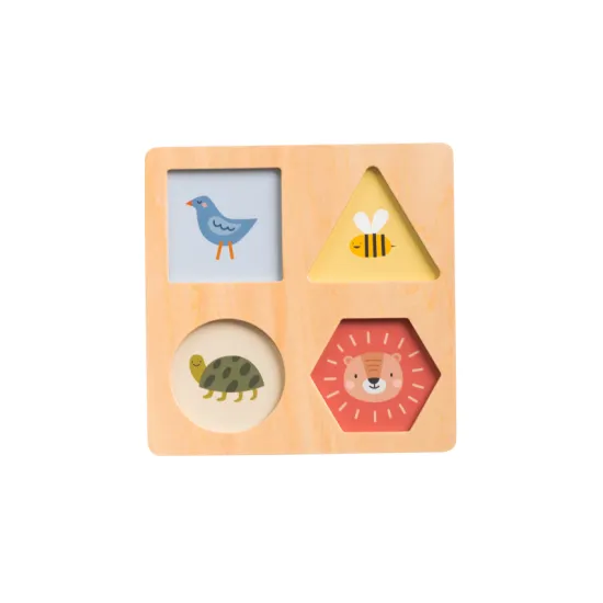 Dieťatko sa naučí farby, tvary a rozvíja jemnú motoriku.