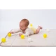 Hracia podložka penová s loptičkami Brown Beige – Taf Toys 13505TAF
