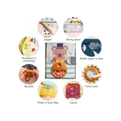 Knižka s aktivitami Fantasy Busy Book