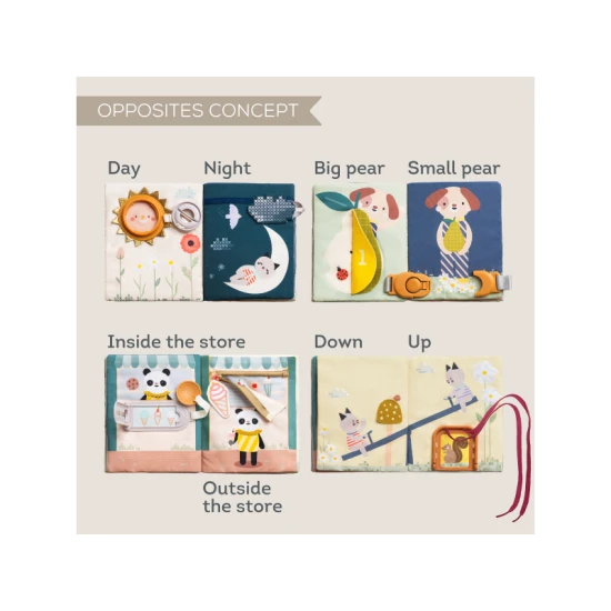 Taf Toys: Kreatívna knižka s aktivitami pre deti od 18 mesiacov