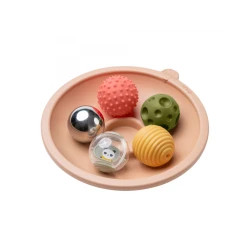 Misa s loptičkami pre hru na brušku