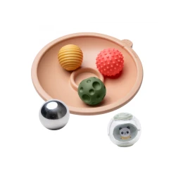 Misa s loptičkami pre hru na brušku