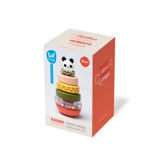 Taf toys Pyramída Panda – podpora motoriky a logiky