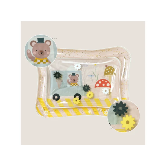 Hrací pult Medveď – zábavná vodná podložka pre hru na brušku