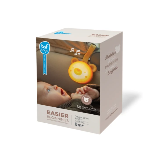 Silikónový medvedík Dream Bear: Kombinácia nočného svetla, melódií a senzorov pre dokonalý spánok