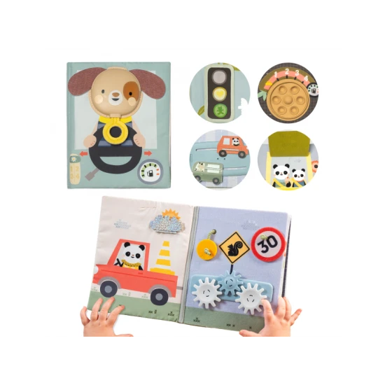 Knižka s aktivitami Tiny Traveler Busy Book