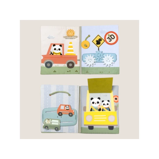 Knižka s aktivitami Tiny Traveler Busy Book