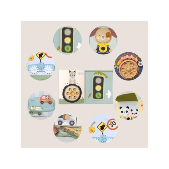Knižka s aktivitami Tiny Traveler Busy Book