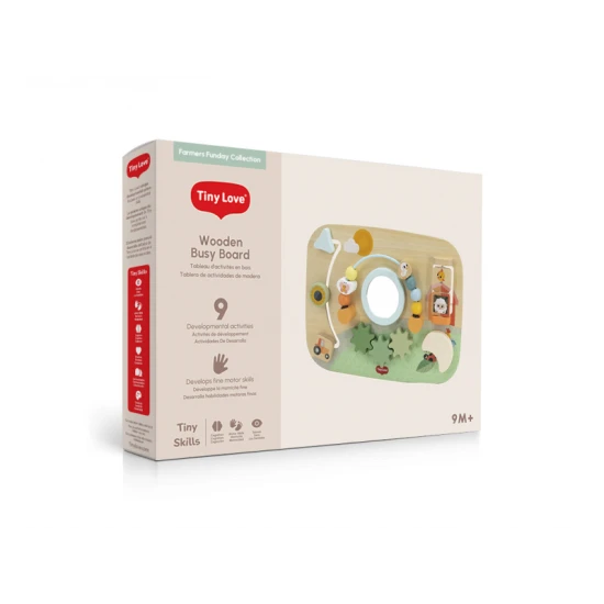 Pult s aktivitami drevený Farmers Funday