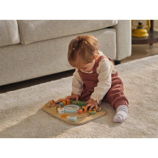 Pult s aktivitami drevený Farmers Funday