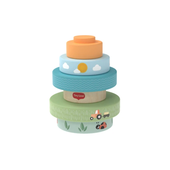 Nasadzovacie krúžky drevené Farmers Funday