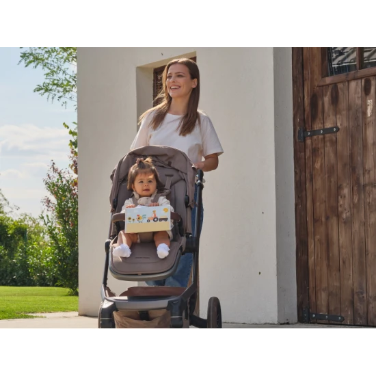 Knižka s aktivitami pre hru na brušku Farmers Funday