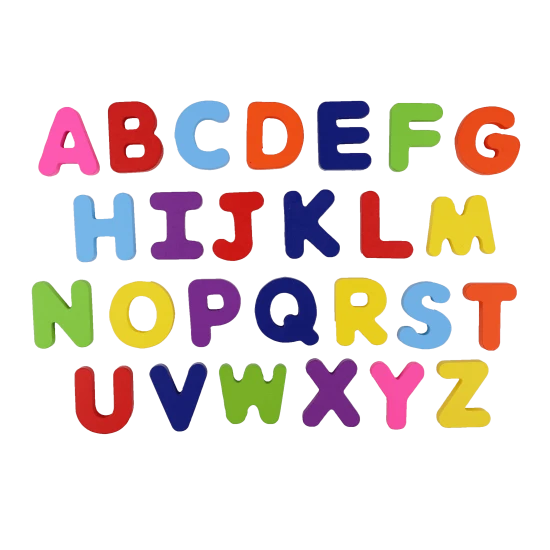 Vkladacie puzzle abeceda.