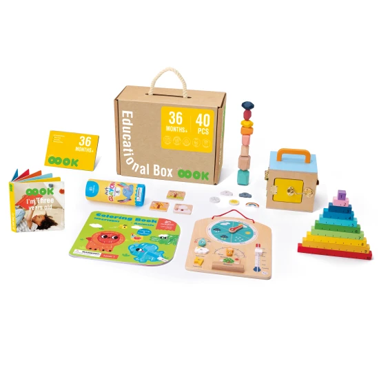 36+ mesiacov Edukačný box Škôlkár Didaktické hračky od 3 rokov Tooky Toy