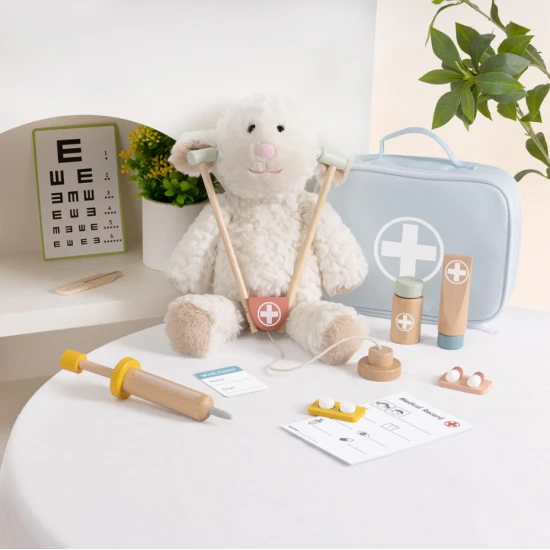 Drevená doktorská sada pre deti
