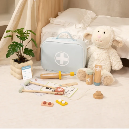 Drevená doktorská sada pre deti