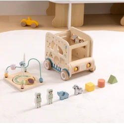 Drevená vkladačka Safari s labyrintom