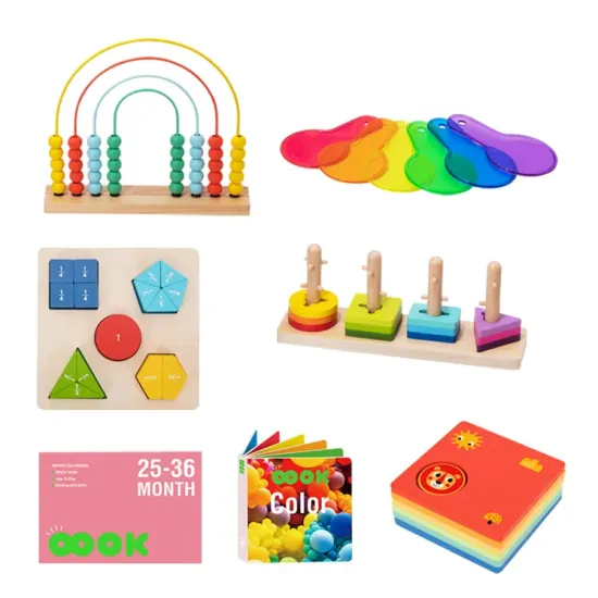 25–36 mesiacov Edukačný box Didaktické hračky od 2 rokov Tooky Toy