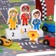 Pretekárská dráha puzzle cesta