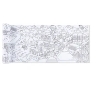 Maxi maľovanka v rolke 6 m Mestá sveta