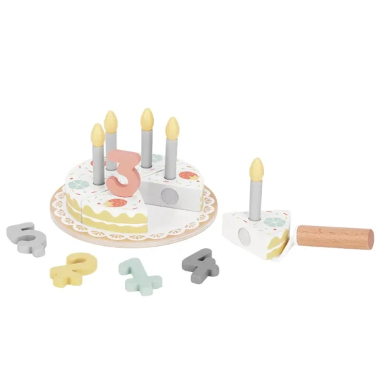 Drevená torta na krájanie 1–5 rokov