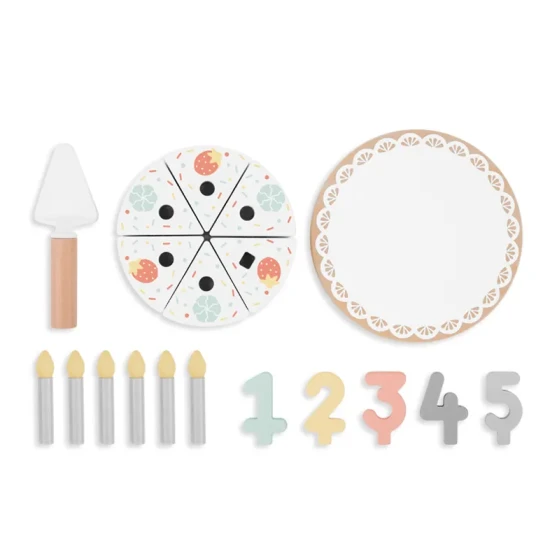 Drevená torta na krájanie 1–5 rokov