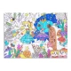 Vyfarbovacie puzzle pre deti Utajená záhrada Tookyland