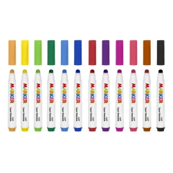 Fixky Umývateľné pre najmenších s oblým hrotom 12 ks