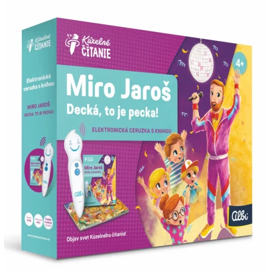Miro Jaros Decka to je pecka s elektronickou ceruzkou – interaktivna hovoriaca kniha pre deti Albi Kuzelne citanie