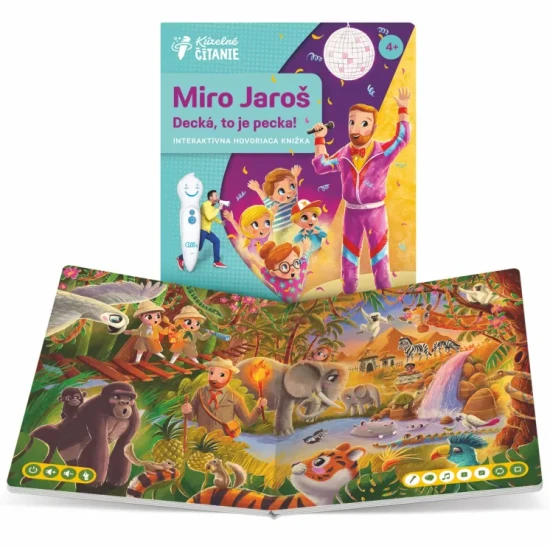 Miro Jaros Decka to je pecka s elektronickou ceruzkou – interaktivna hovoriaca kniha pre deti Albi Kuzelne citanie