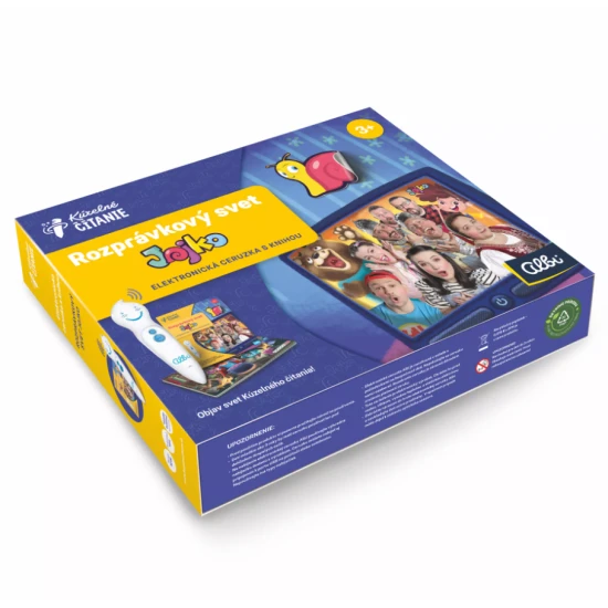 Obálka knihy Rozprávkový svet Jojko s elektronickou ceruzkou Albi Kúzelné čítanie – interaktívna kniha pre deti