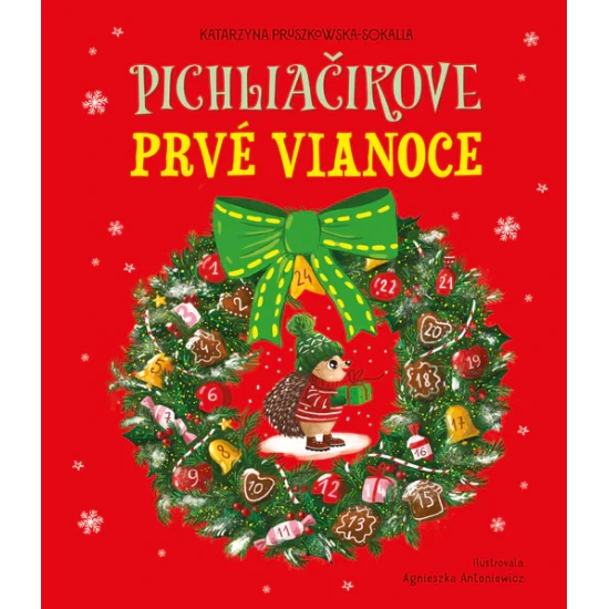 Detská vianočná kniha o malom ježkovi, ktorý chce prežiť svoje prvé Vianoce