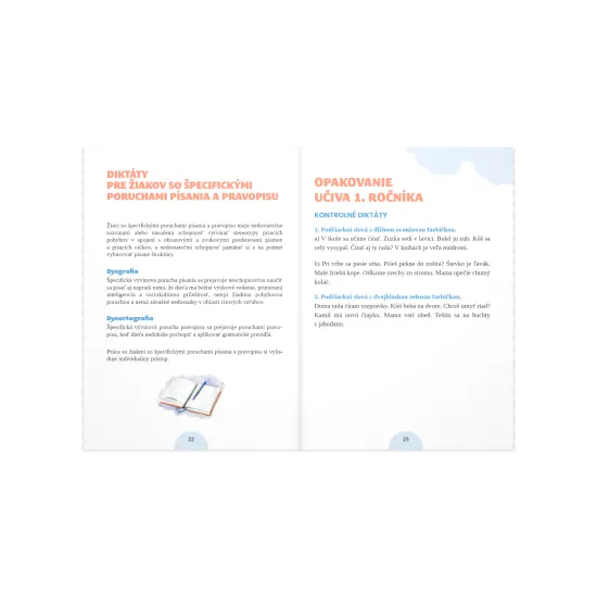 Hravé diktáty 2 je zameraná na precvičovanie správneho písania a upevňovanie vedomostí zo slovenskej gramatiky na prvom stupni základnej školy.