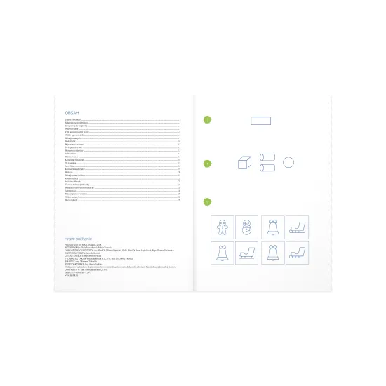 Pracovný zošit Hravé počítanie 5-6 rokov zahŕňa úlohy, ktoré vedú k osvojovaniu si základov matematických poznatkov a zručností.
