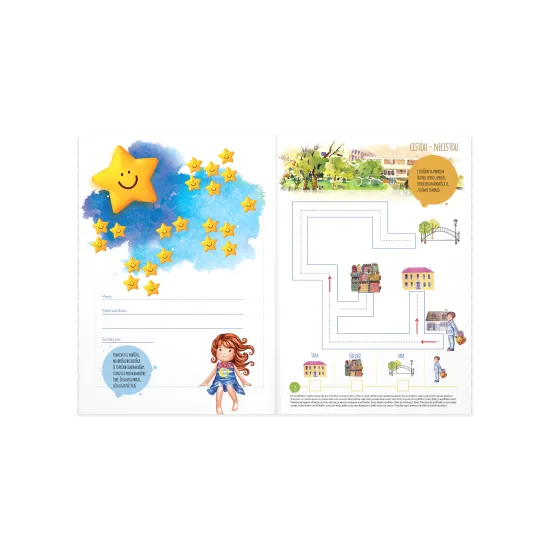 Pracovný zošit Hravé počítanie 5-6 rokov zahŕňa úlohy, ktoré vedú k osvojovaniu si základov matematických poznatkov a zručností.