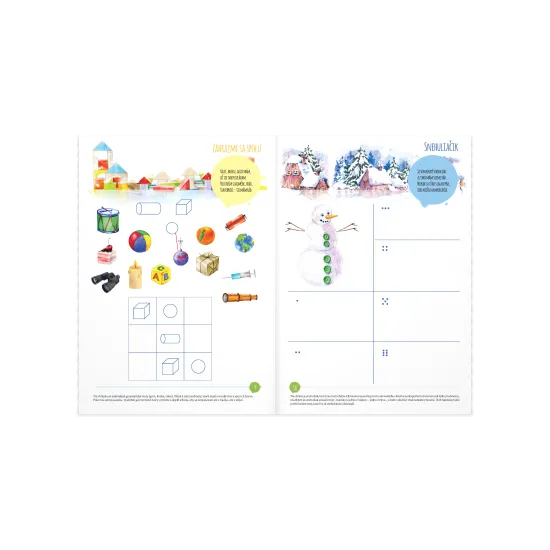 Pracovný zošit Hravé počítanie 5-6 rokov zahŕňa úlohy, ktoré vedú k osvojovaniu si základov matematických poznatkov a zručností.