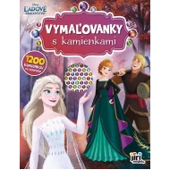 Ľadové kráľovstvo - Vymaľovanky s kamienkami