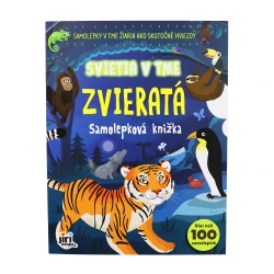 Svietia v tme - Zvieratká Samolepková knižka