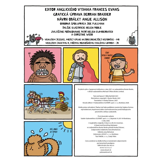 Preži deň ako pračlovek, cisár či pisár – zábavná kniha pre deti