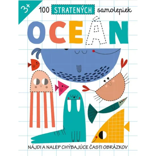 Nálepkový zošit so 100 samolepkami z prostredia oceána. Rozvíja predstavivosť, vizuálne myslenie a motorické zručnosti.