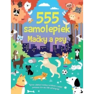 555 samolepiek - Mačky a psy