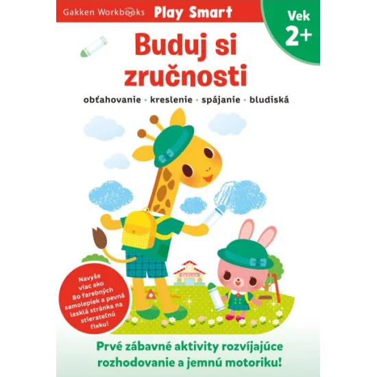 Ideálny pracovný zošit pre detské ručičky! Pútavé aktivity a budovanie zručností prostredníctvom hier a zábavných úloh.