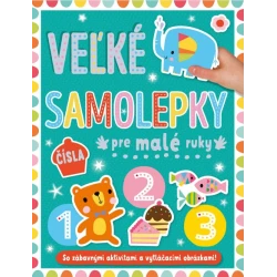 Čísla - Veľké samolepky pre malé ruky