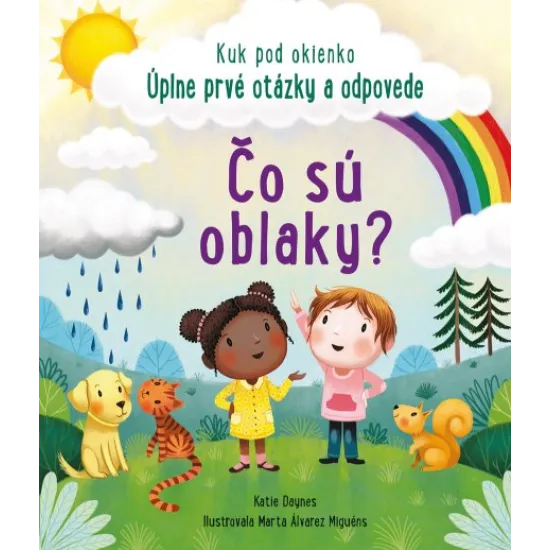 Leporelo s odklápacími okienkami jednoducho a zrozumiteľne vysvetľuje, čo sú oblaky. 