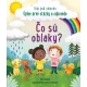 Leporelo s odklápacími okienkami jednoducho a zrozumiteľne vysvetľuje, čo sú oblaky. 