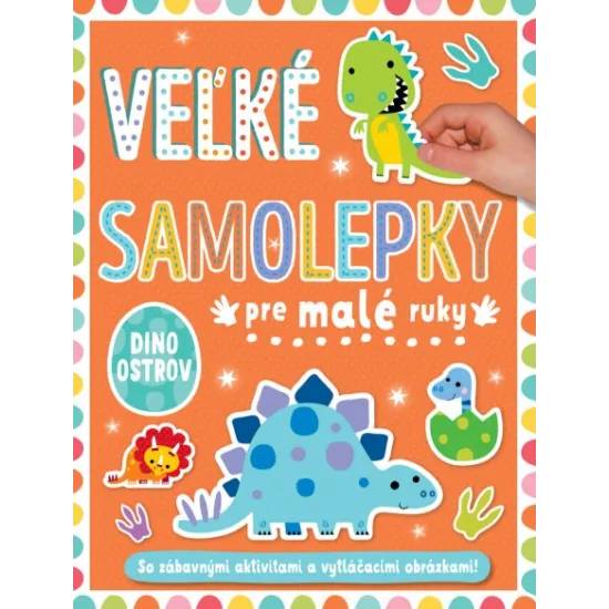 Poď a navštív úžasný prehistorický svet plný hravých dinosaurov. Nálepkový zošit obsahuje množstvo aktivít s dinosaurami, ktoré rozvíjajú zručnosti.