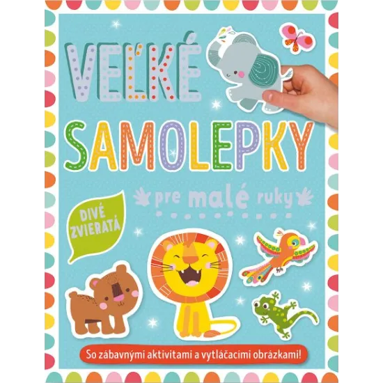 Poznávaj rôzne zvieratá z divokej prírody v prekrásnej knižke plnej aktivít! Nálepkový zošit obsahuje množstvo aktivít so zvieratkami, ktoré rozvíjajú zručnosti.
