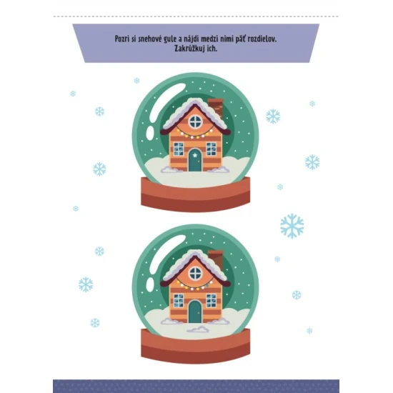 Zimný pracovný zošit pre deti s aktivitami, spájačkami, bludiskami a zimnými zvieratami