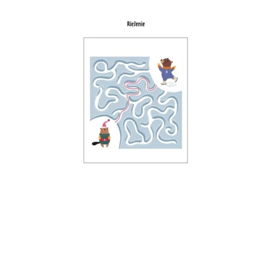 Zimný pracovný zošit pre deti s aktivitami, spájačkami, bludiskami a zimnými zvieratami